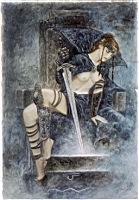 Luis Royo - Black Tarot - The Labyrinth Tarot, 55